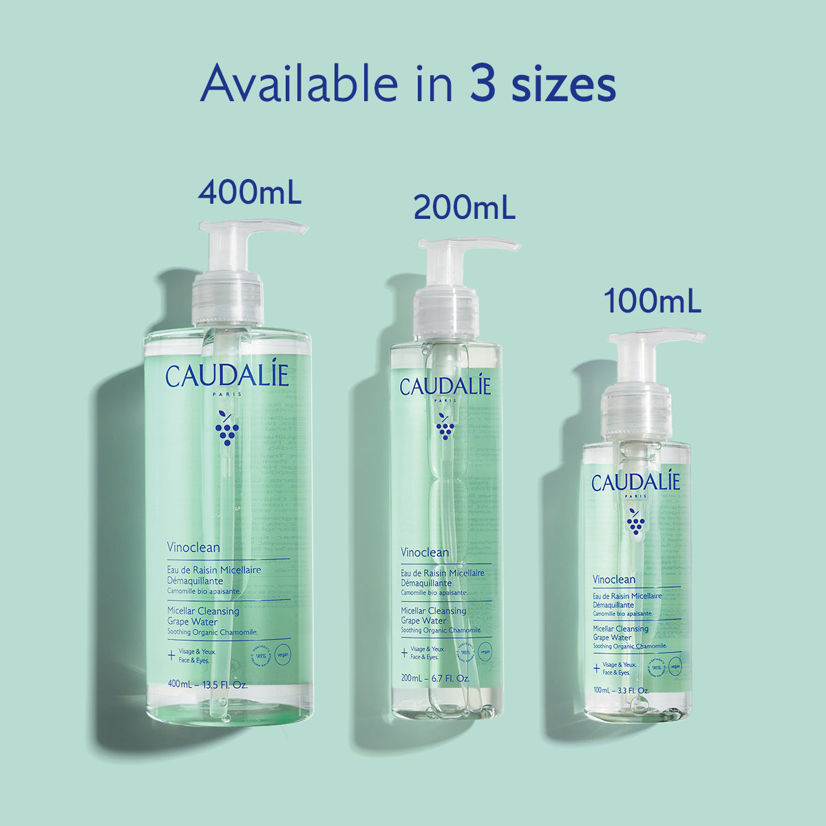 Caudalie Vinoclean Micellair Reinigingswater met Druivenwater
