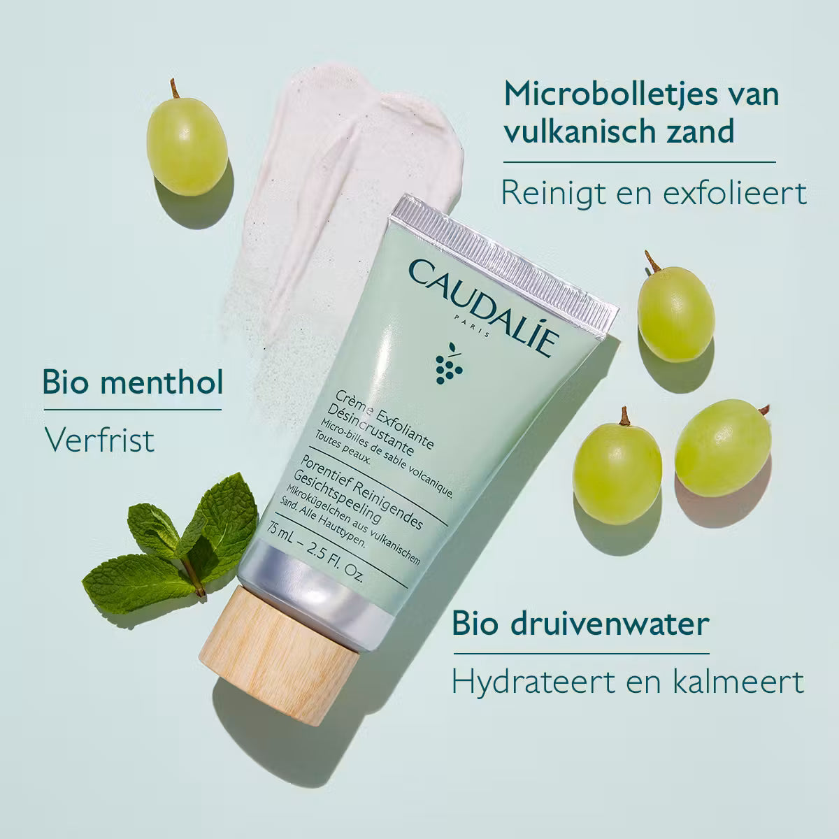 Caudalie Diep Reinigende Exfoliërende Crème
