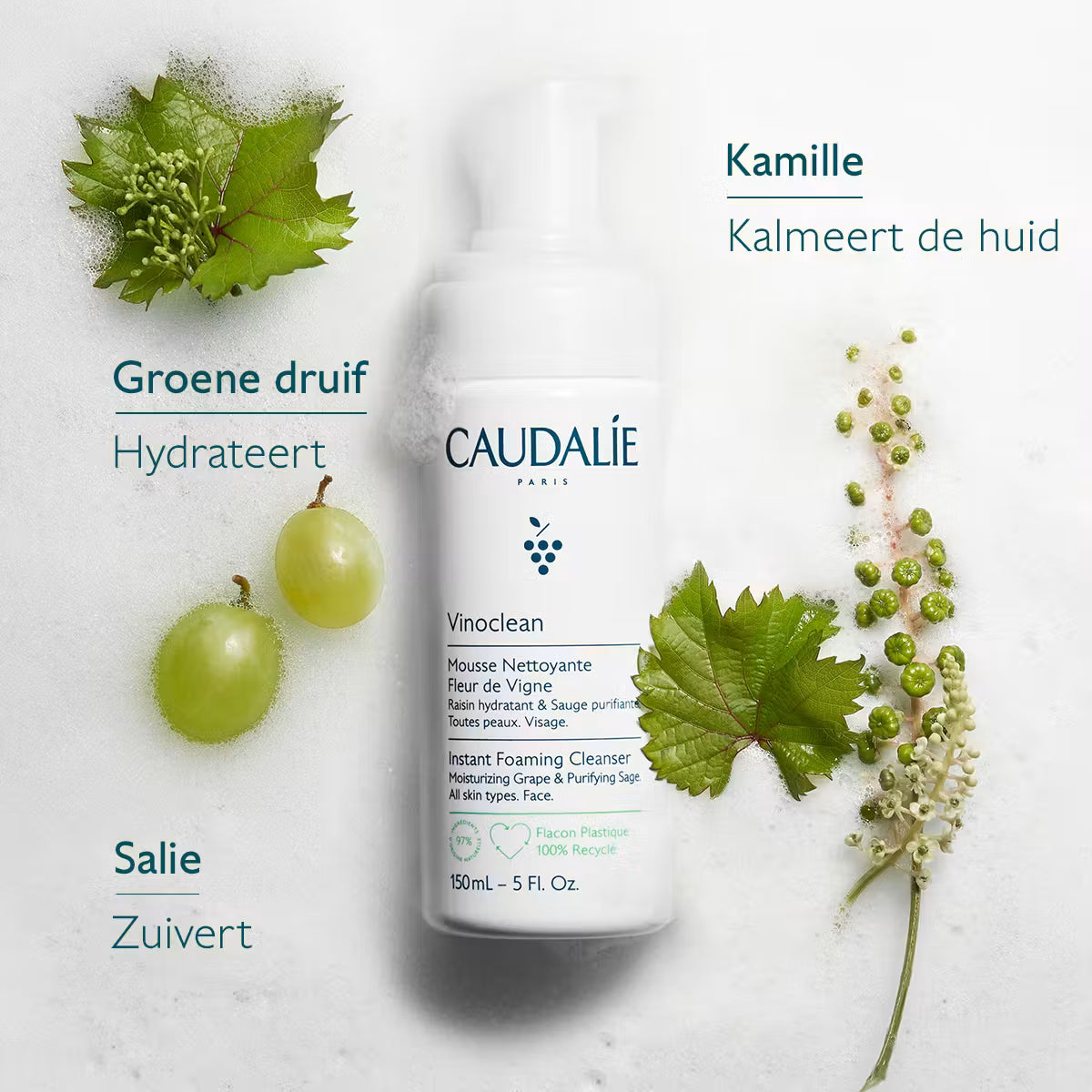 Caudalie Vinoclean Reinigende Mousse