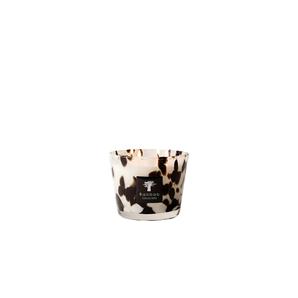 Baobab Candle Pearls Black