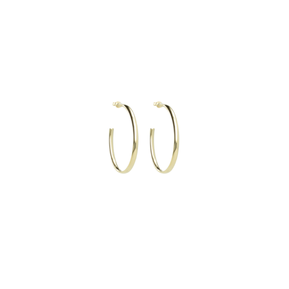 Classic Oorbellen Creole Oval Small - Gold