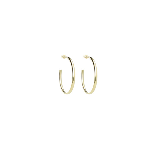 Classic Oorbellen Creole Oval Small - Gold