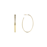 Classic Oorbellen Creole Oval - Gold