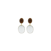 Lott. Gioielli Double Stone Plain Framed Nude/ Champagne