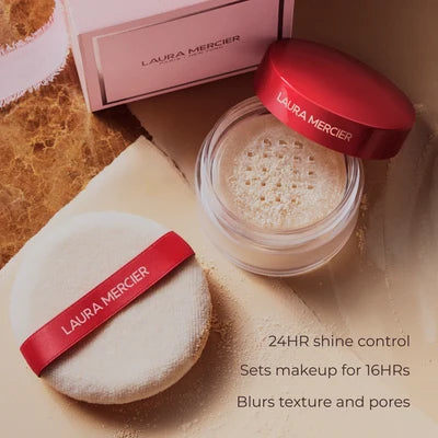 Laura Mercier The Finishing Touch Translucent Loose Setting Powder & Puff