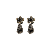 Lott. Gioielli Cone With Flower Stud Brown XS