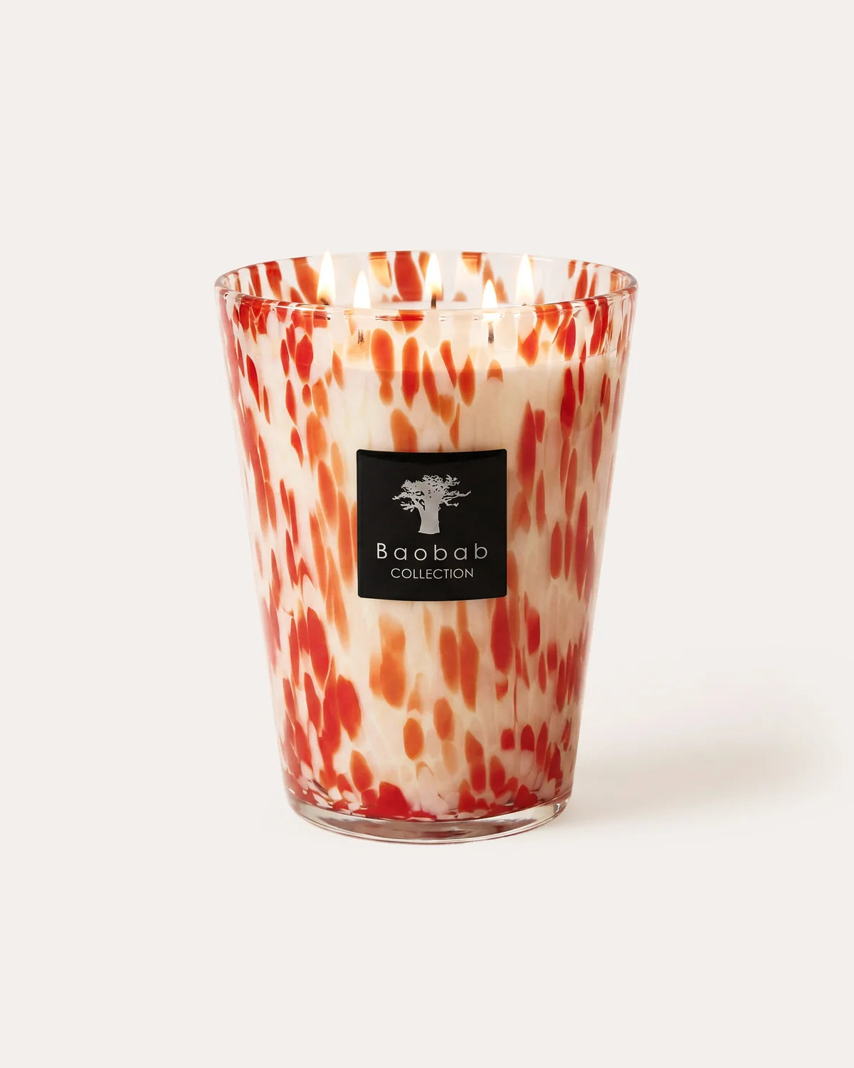 Baobab Candle Pearls Coral