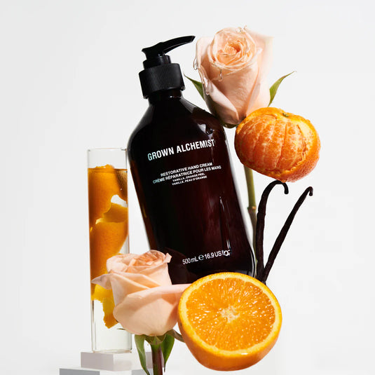 Grown Alchemist Restorative Hand Cream Vitamin E + Orange Peel 500ml