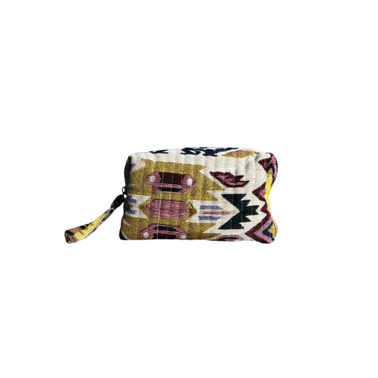 KHUS The jacquard Make-up Pouch Western Chic
