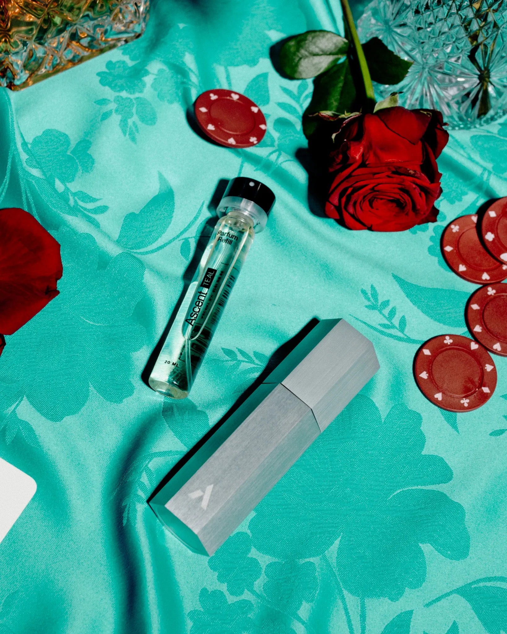 Ascent Starter Pack Silver Case Teal Perfume