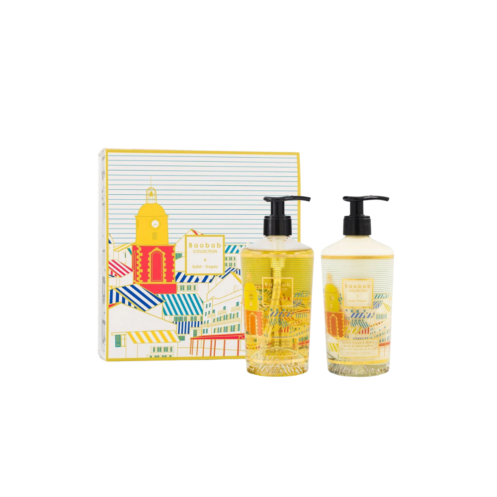 Baobab Saint-tropez Hand Wash Gel + Body &amp; Hand Lotion Set