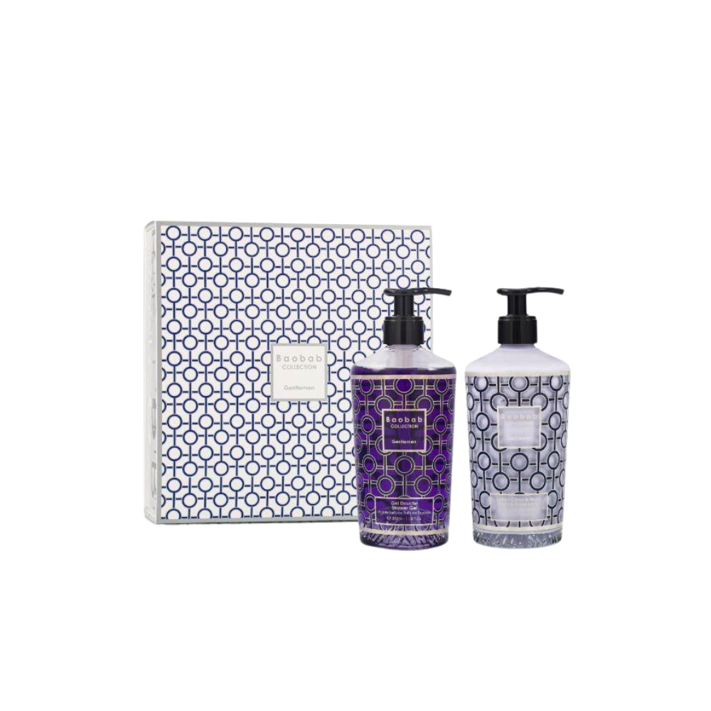 Baobab Gift Box Shower Gel + Body &amp; Hand Lotion Gentlemen
