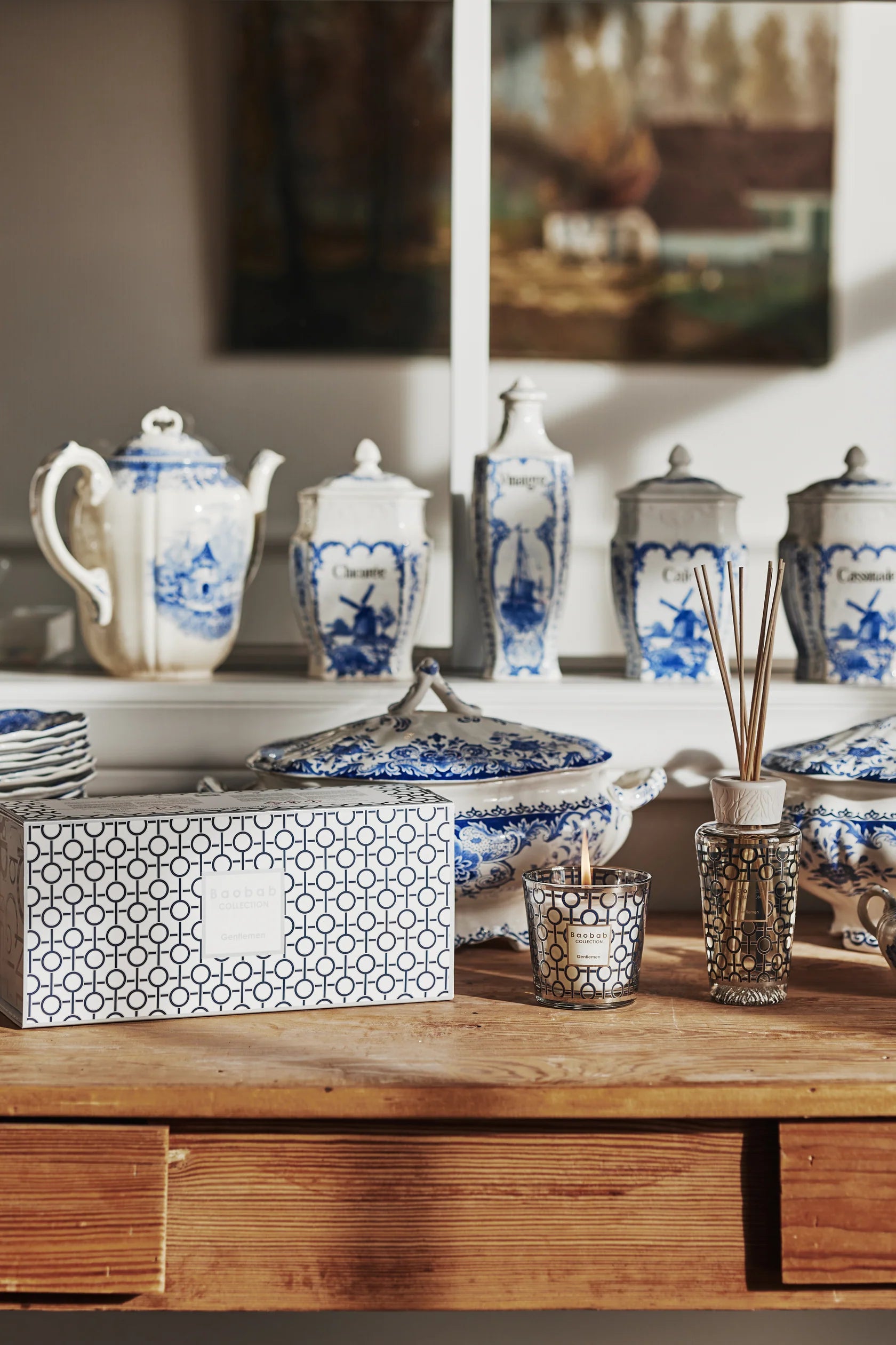 Baobab Gift Box Candle + Diffuser Gentlemen