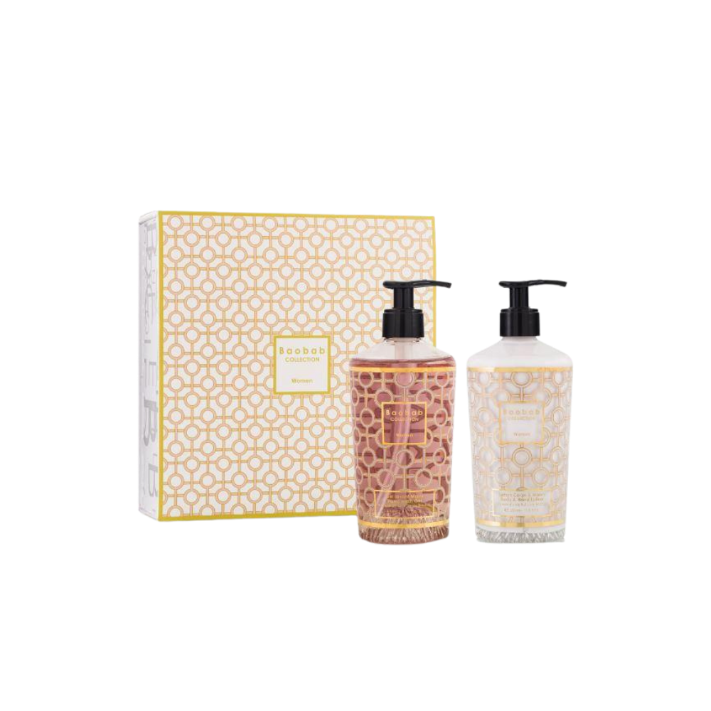 Baobab Gift Box Shower Gel + Body & Hand Lotion Women