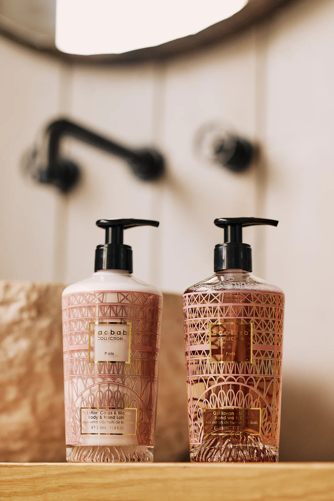 Baobab Paris Hand Wash Gel + Body &amp; Hand Lotion Set