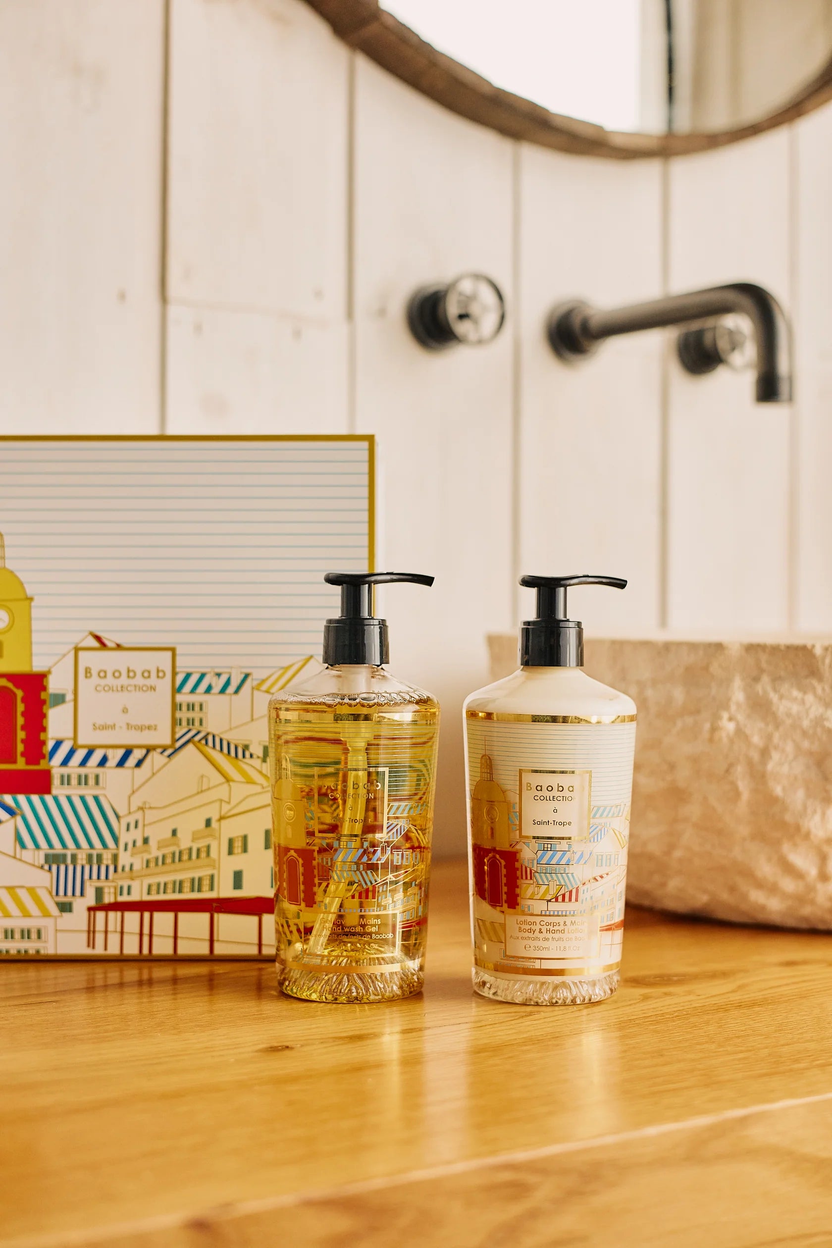 Baobab Saint-tropez Hand Wash Gel + Body &amp; Hand Lotion Set