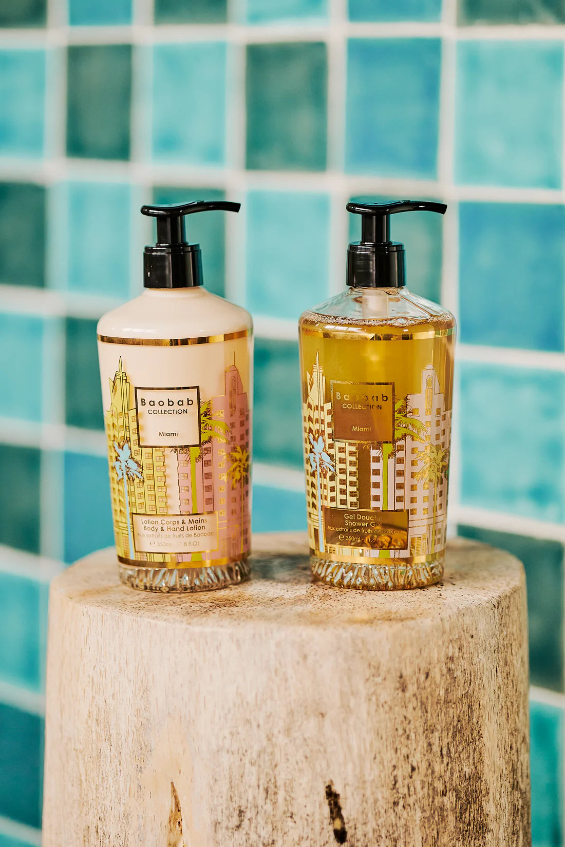 Baobab Gift Box Shower Gel + Body &amp; Hand Lotion Miami