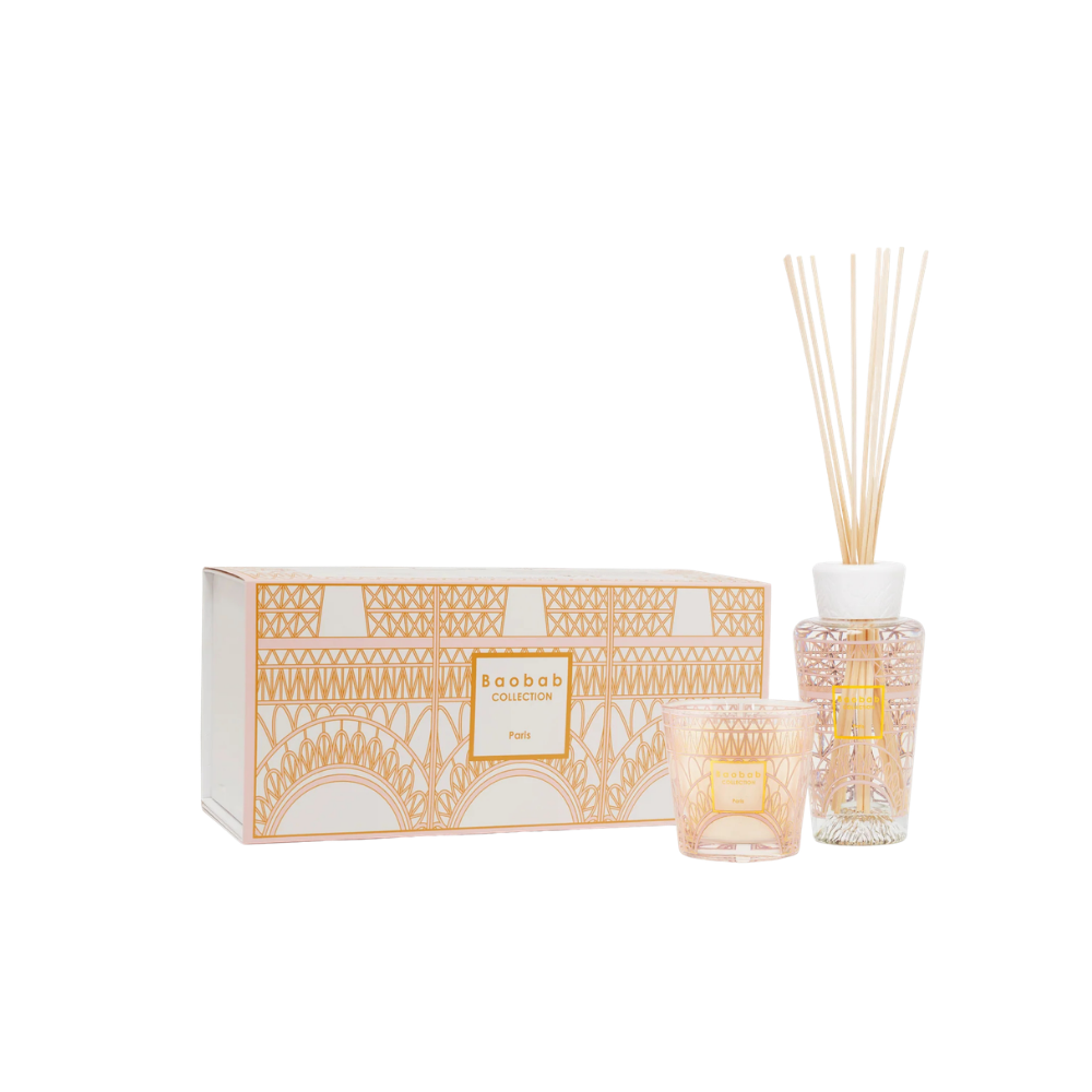 Baobab Gift Box Candle + Diffuser Paris