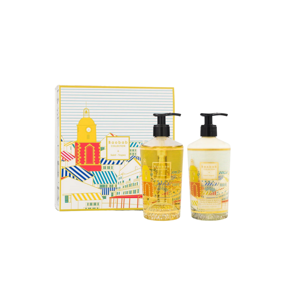 Baobab Gift Box Shower Gel + Body & Hand Lotion Saint Tropez