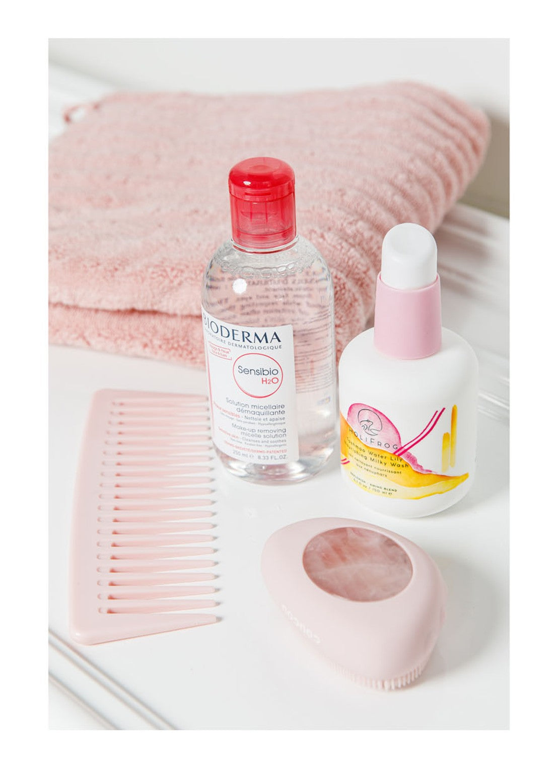 Coucou Rose Quartz Cleansing Brush