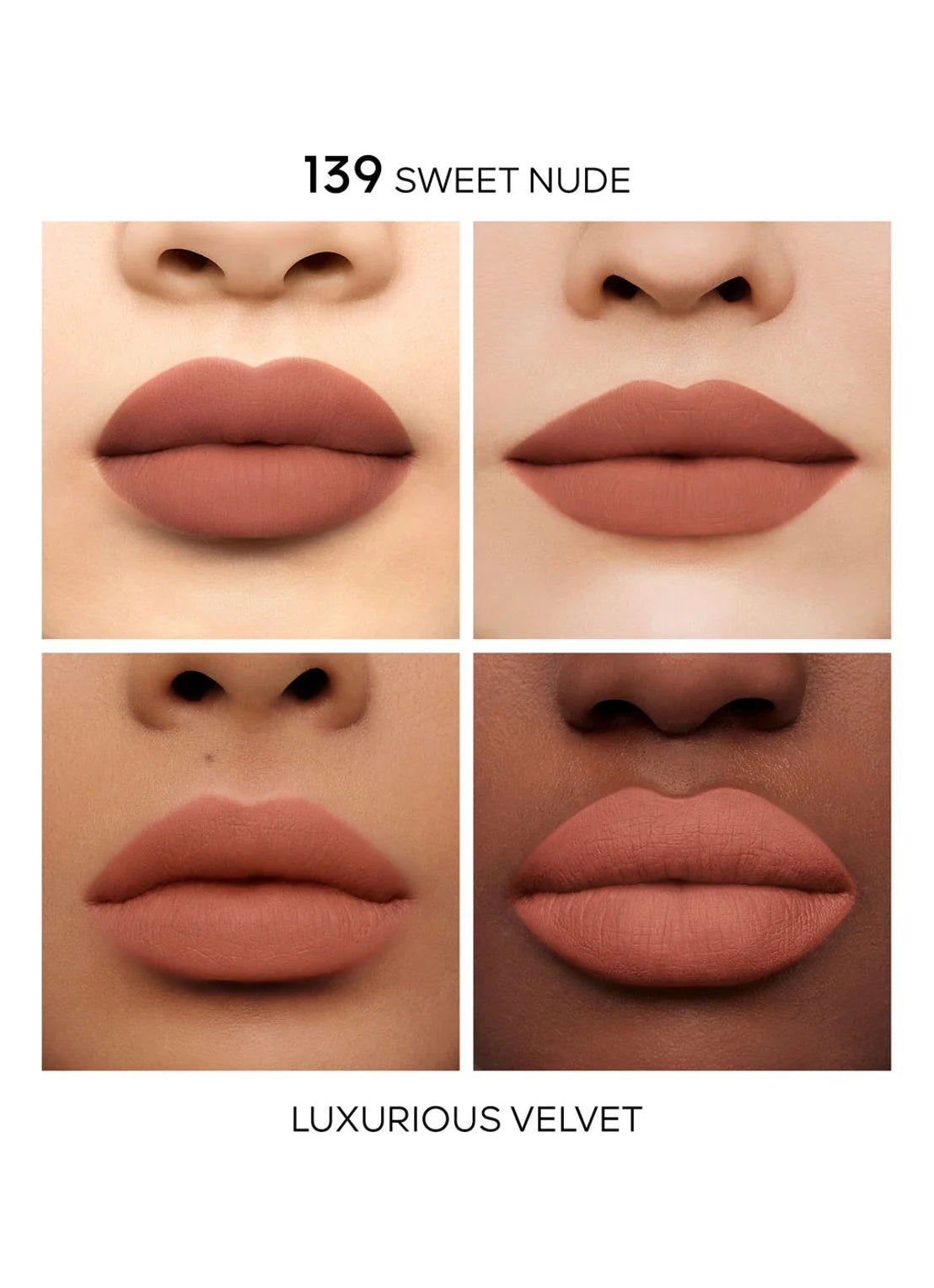 Guerlain Rouge G Velvet 139 Sweet Nude