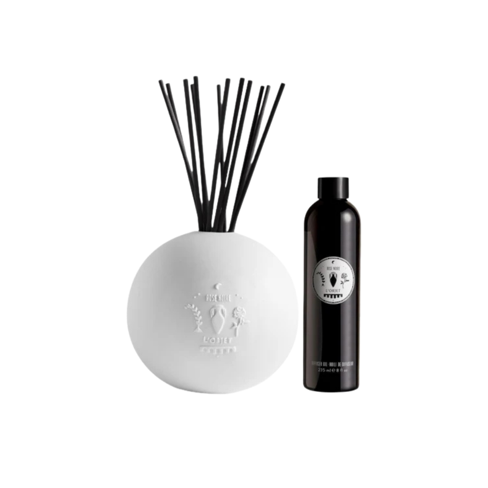 L'Objet Porcelain Diffuser Rose Noir