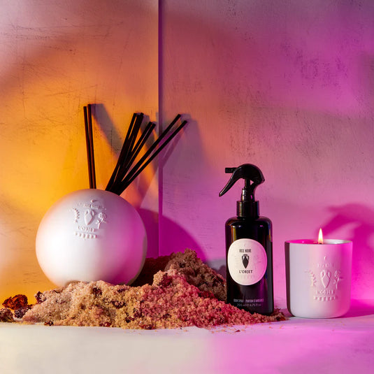L'Objet Porcelain Diffuser Rose Noir