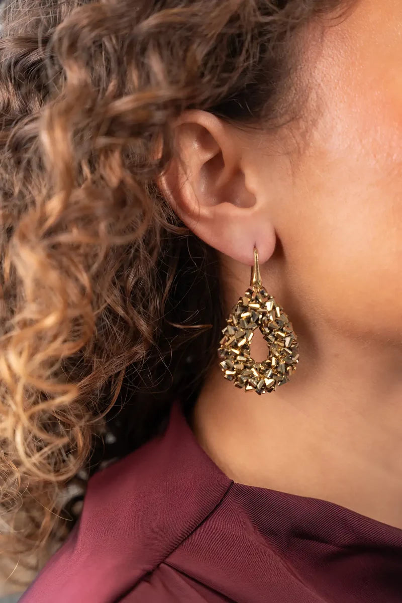 Lott. Gioielli Drop Raw Metallic S