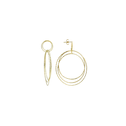 Lott Gioielli Earring Triple Hoops XL