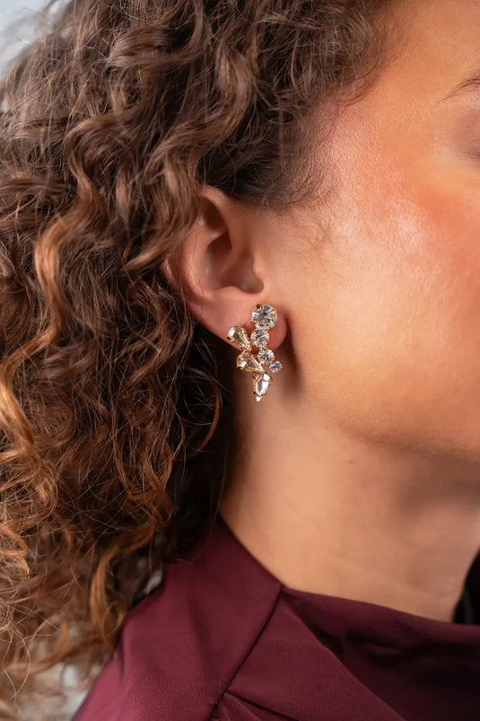 Lott Gioielli Teardrop Rectangle Crystal - Shadow