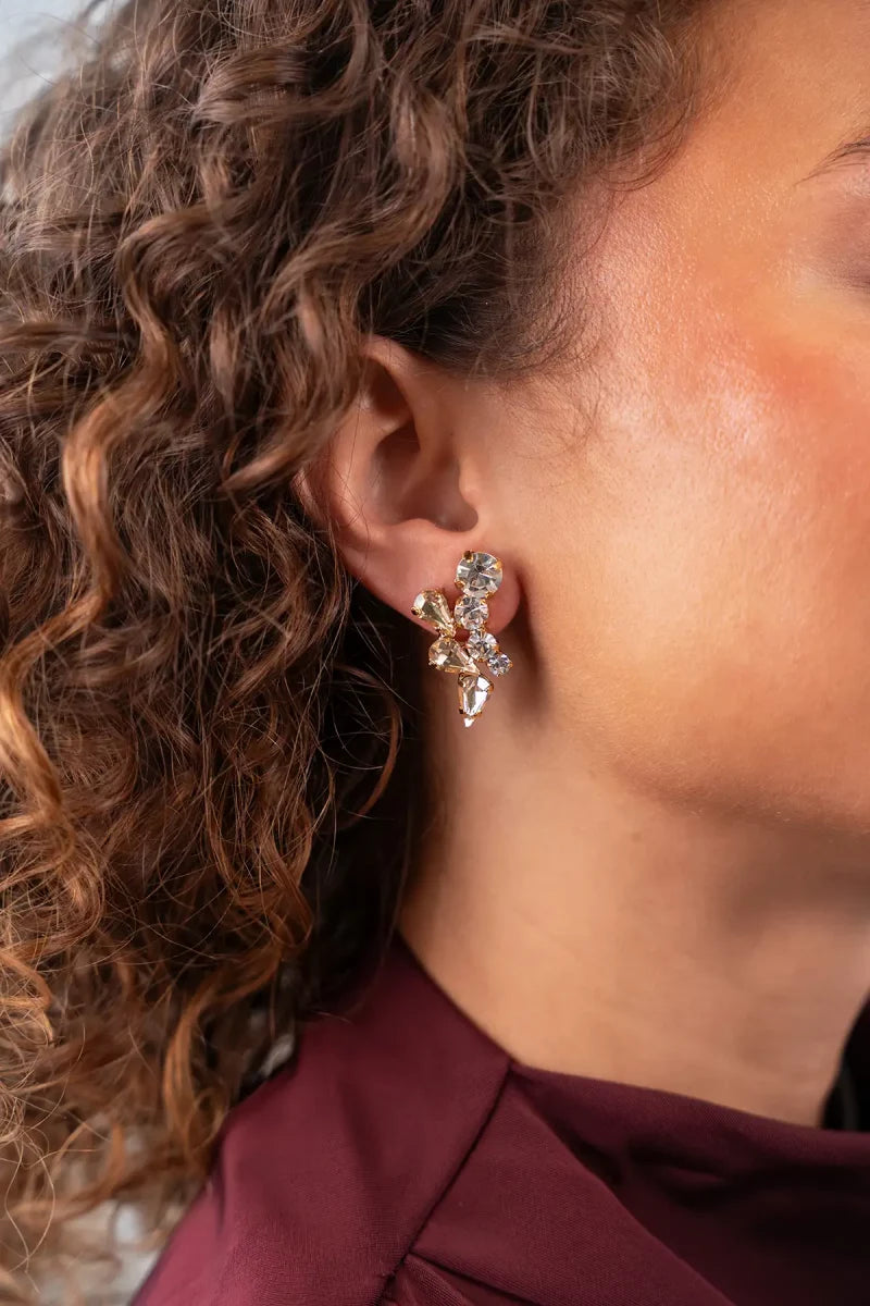 Lott Gioielli Teardrop Rectangle Crystal - Shadow