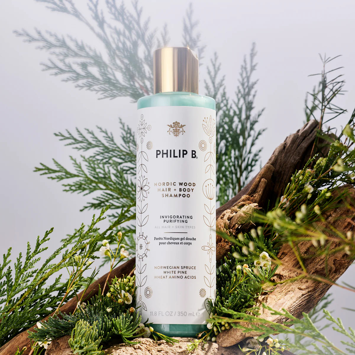 Philip B Nordic Wood Hair + Body Shampoo