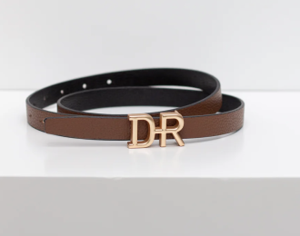 Denise Roobol Dr Belt - Black + Camel